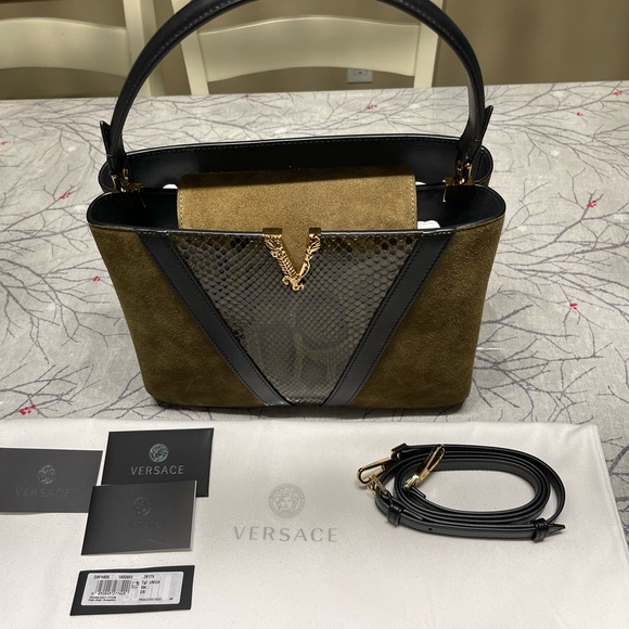 Versace Virtus Python Handbag - Authentic - Picture 6 of 11